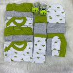 Pack ajuar verde/gris