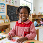 delantal de colegio para niña - Imagen 3