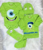 Ajuar de 5 piezas Bebé Inspiración Sulley Tematica - Imagen 4