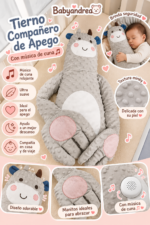 Cojín de Apego Abrazador para Bebé incluye  canciones de cuna - Imagen 6