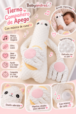 Cojín de Apego Abrazador para Bebé incluye  canciones de cuna - Imagen 3